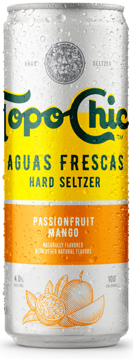 Topo Chico Hard Seltzer Aguas Frescas Passion Fruit Mango 12 oz 